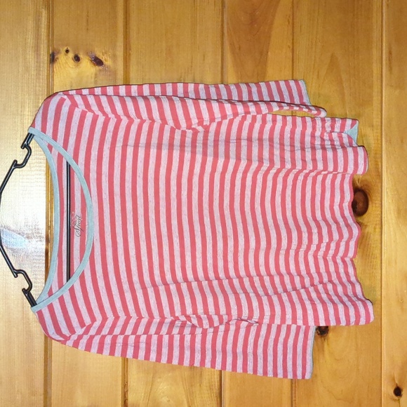 Style & Co Pink Stripe Shirt - Picture 1 of 3